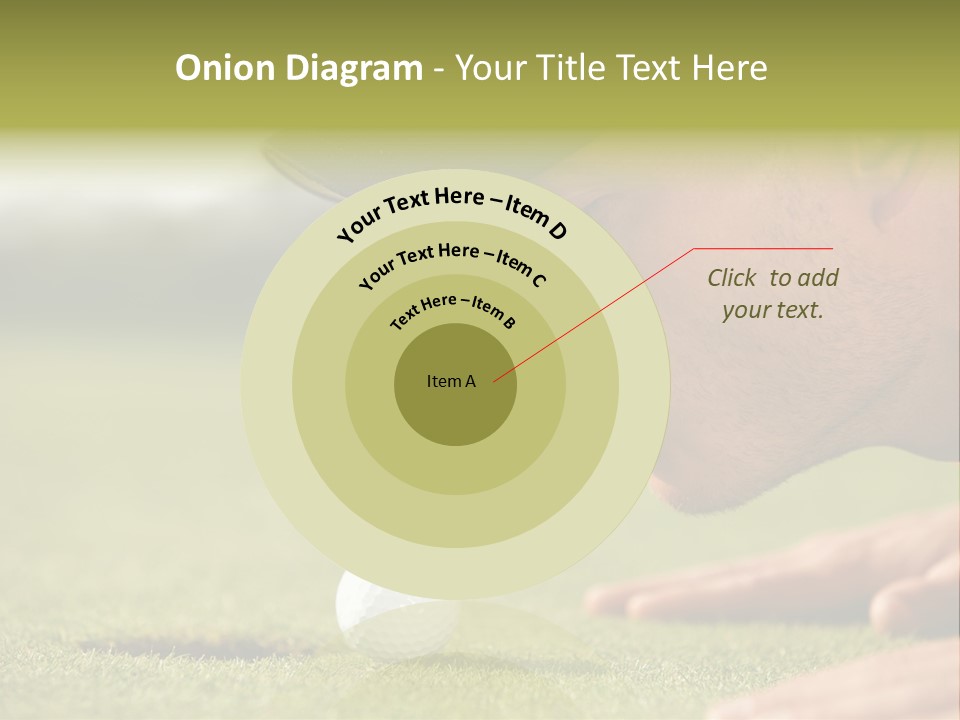 Adult Face Horizontal PowerPoint Template