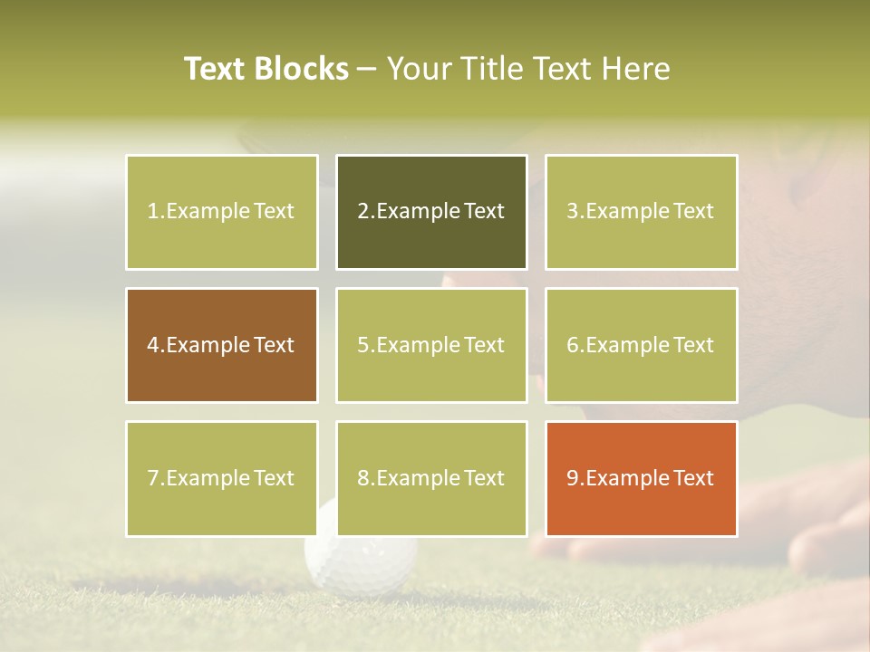 Adult Face Horizontal PowerPoint Template