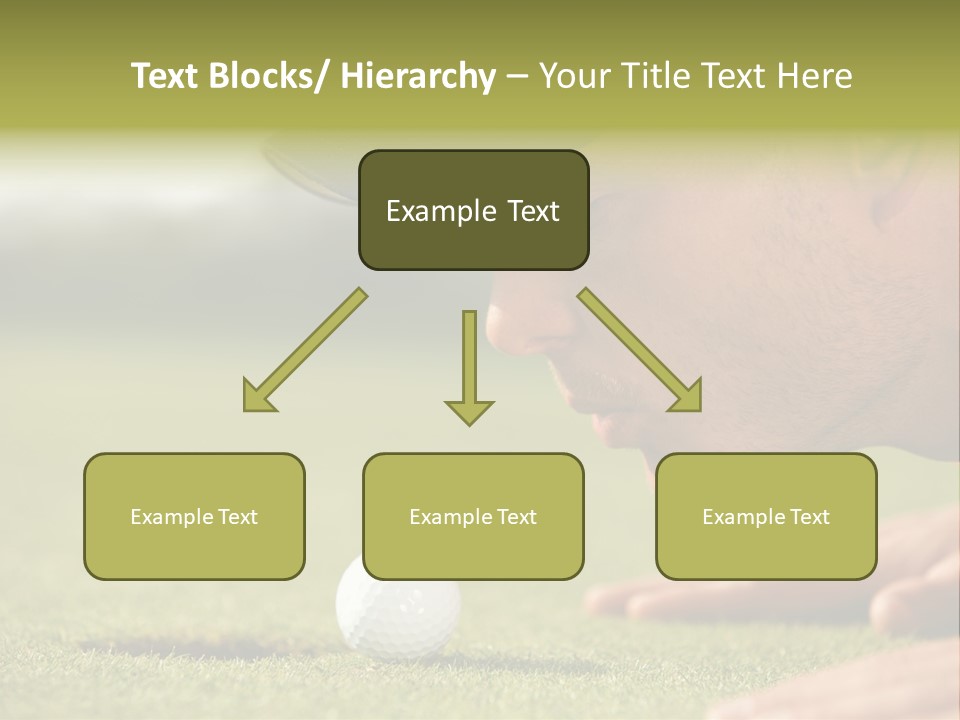 Adult Face Horizontal PowerPoint Template