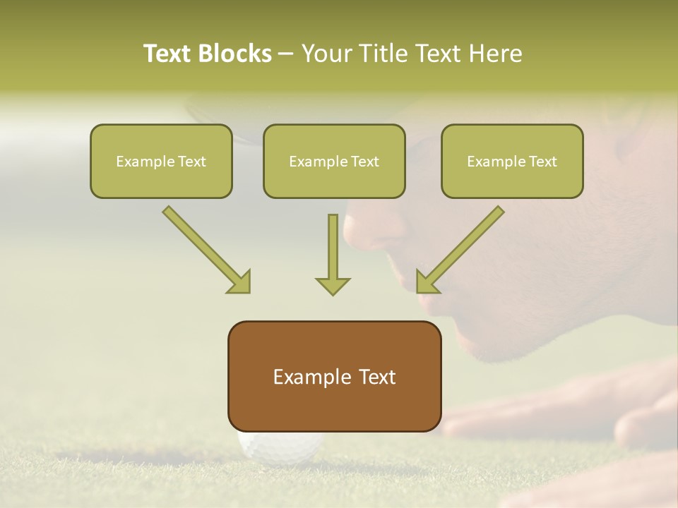 Adult Face Horizontal PowerPoint Template