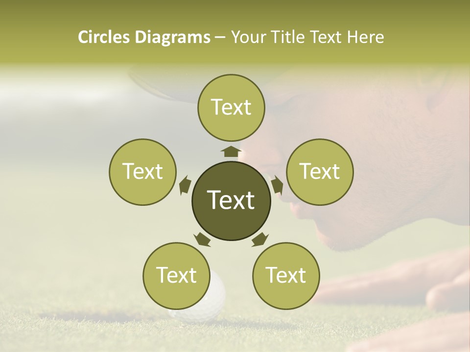 Adult Face Horizontal PowerPoint Template