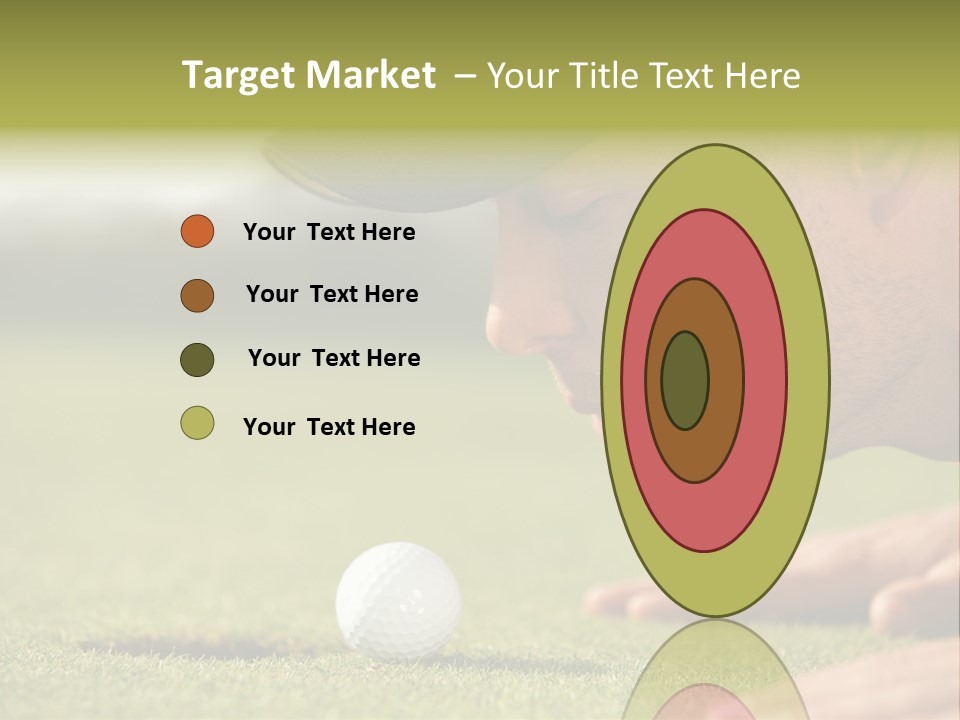 Adult Face Horizontal PowerPoint Template