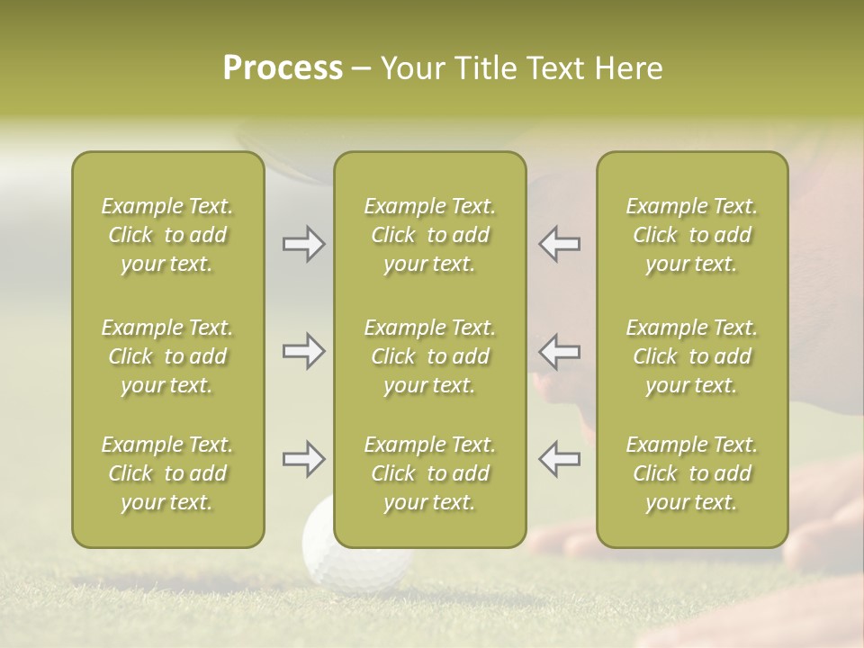 Adult Face Horizontal PowerPoint Template