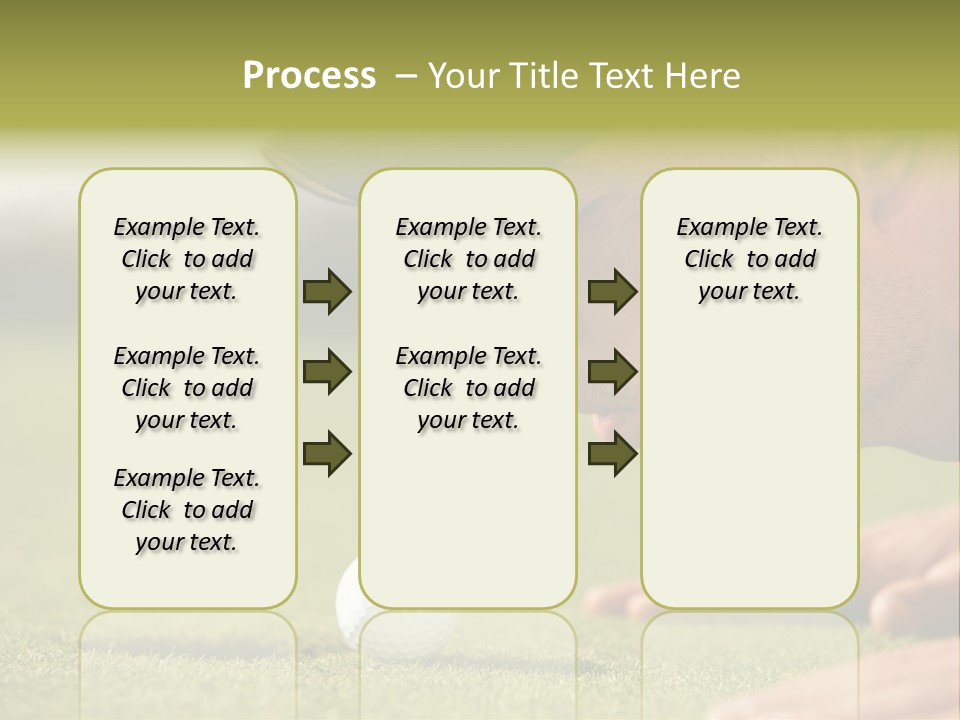 Adult Face Horizontal PowerPoint Template