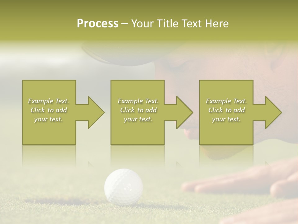 Adult Face Horizontal PowerPoint Template