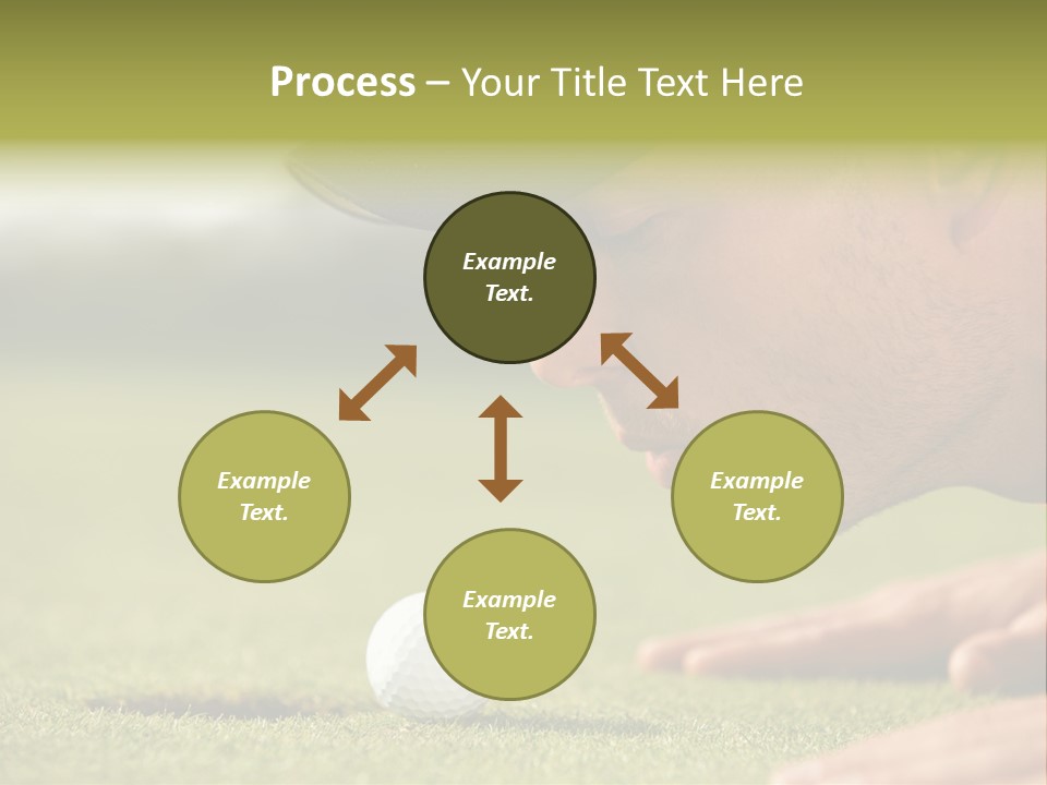 Adult Face Horizontal PowerPoint Template
