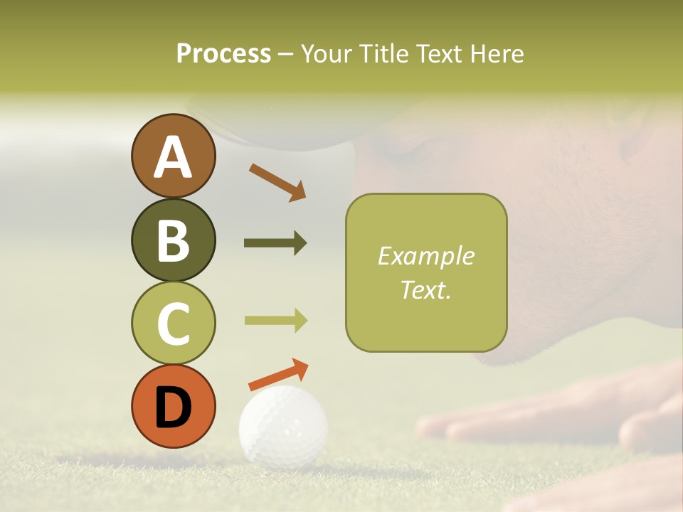 Adult Face Horizontal PowerPoint Template