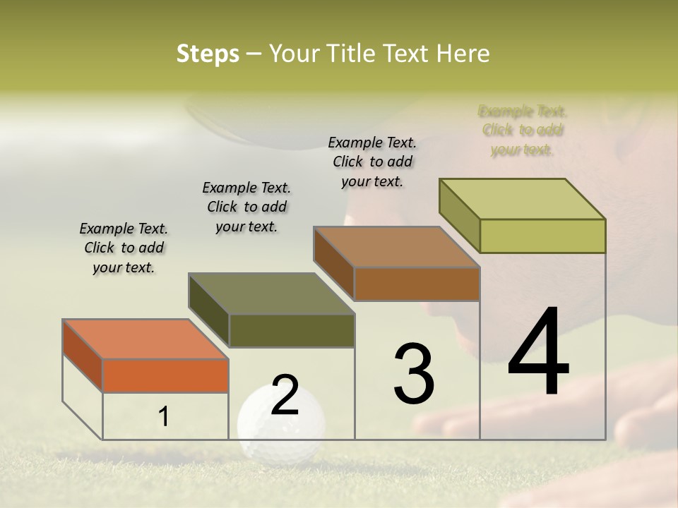 Adult Face Horizontal PowerPoint Template