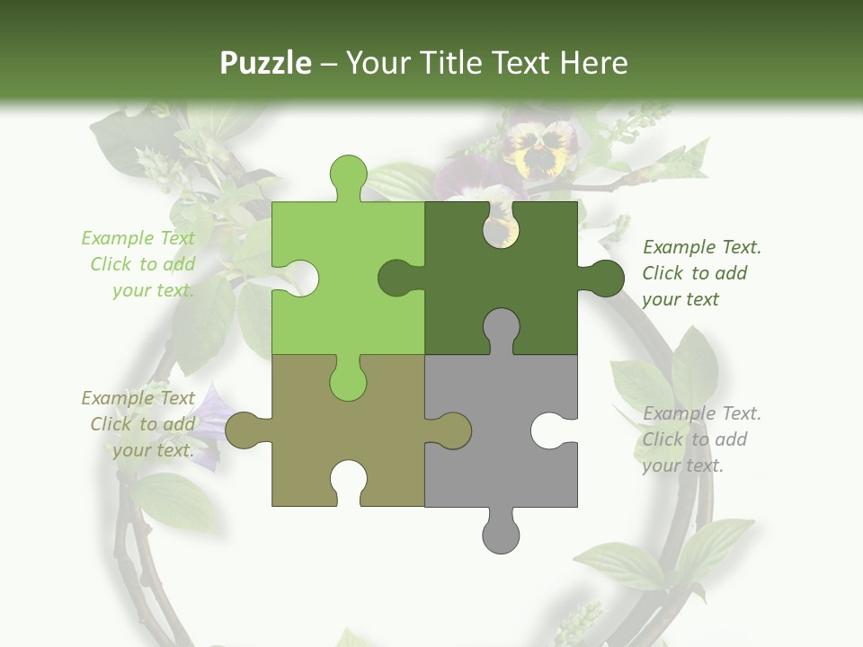 Eight Holiday Element PowerPoint Template