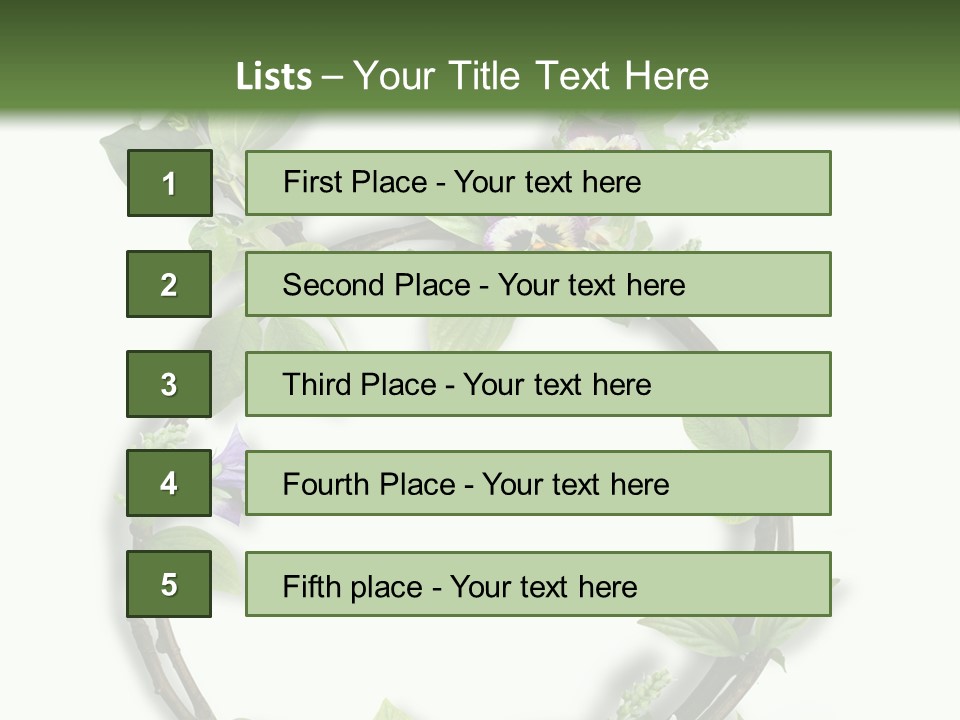 Eight Holiday Element PowerPoint Template