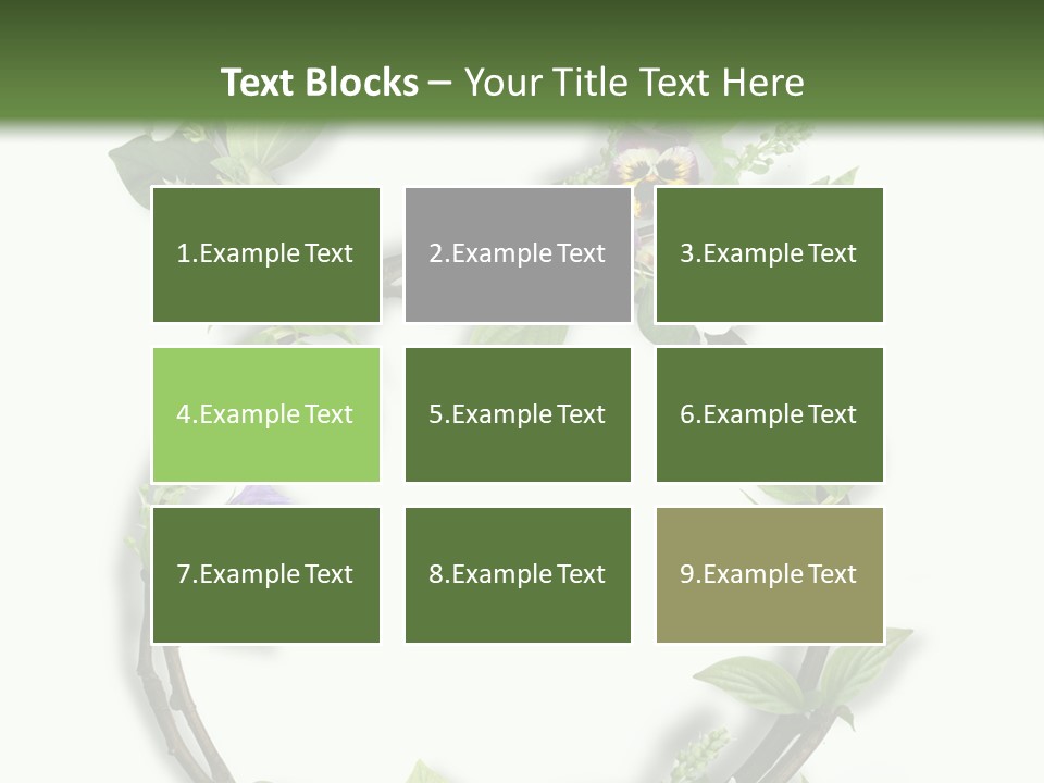 Eight Holiday Element PowerPoint Template