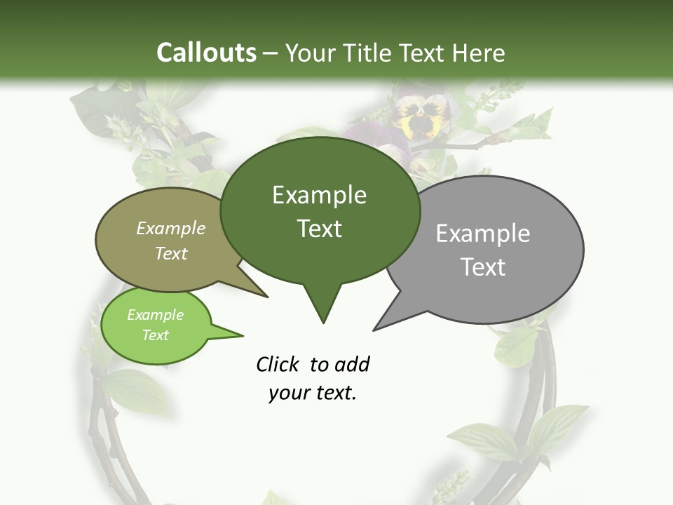 Eight Holiday Element PowerPoint Template