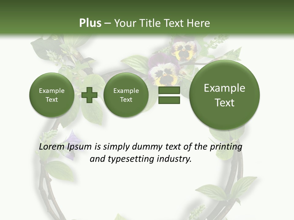 Eight Holiday Element PowerPoint Template