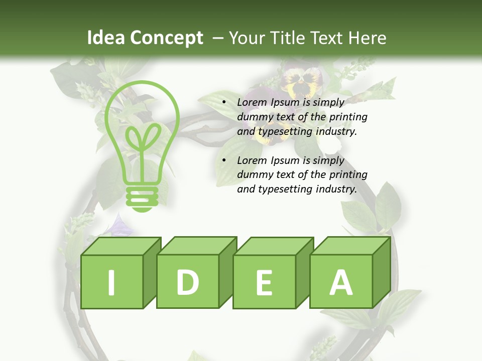 Eight Holiday Element PowerPoint Template