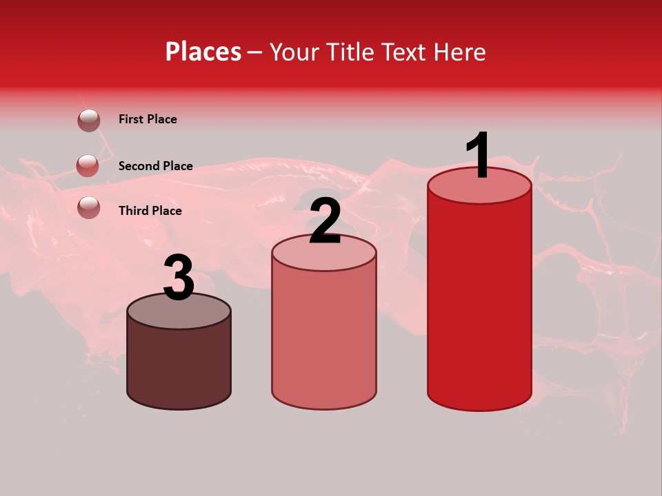 Color Ink Drop PowerPoint Template