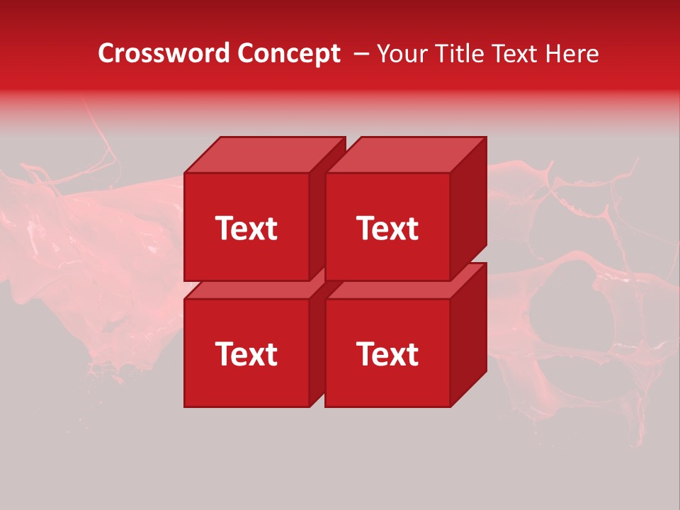 Color Ink Drop PowerPoint Template