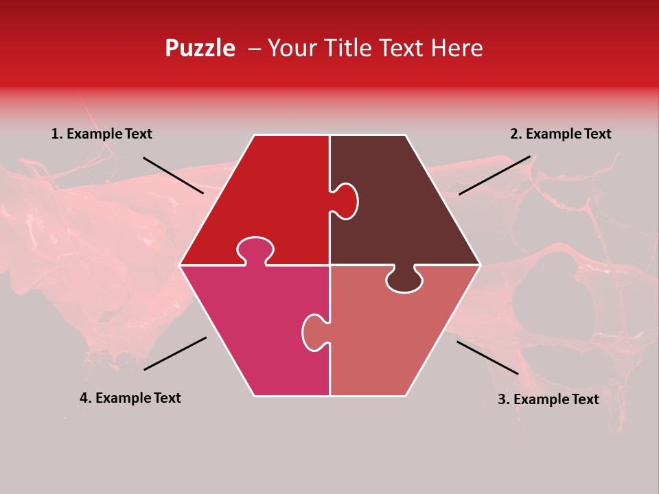 Color Ink Drop PowerPoint Template