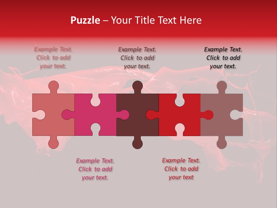 Color Ink Drop PowerPoint Template