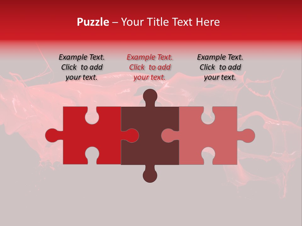 Color Ink Drop PowerPoint Template