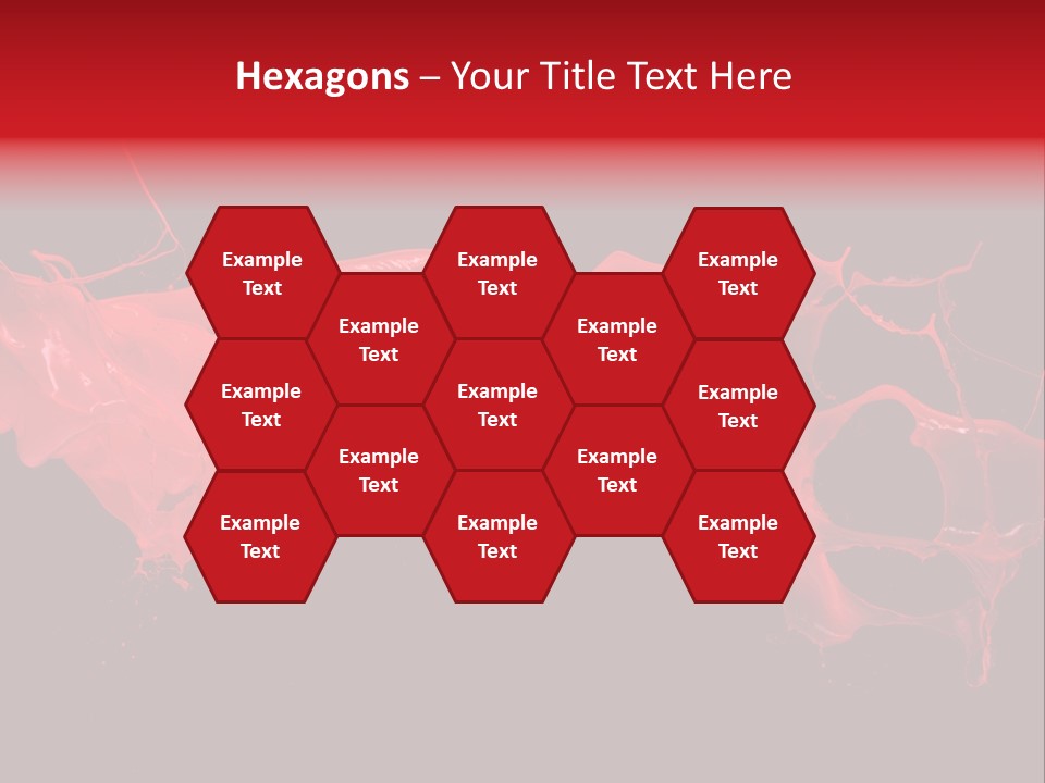 Color Ink Drop PowerPoint Template