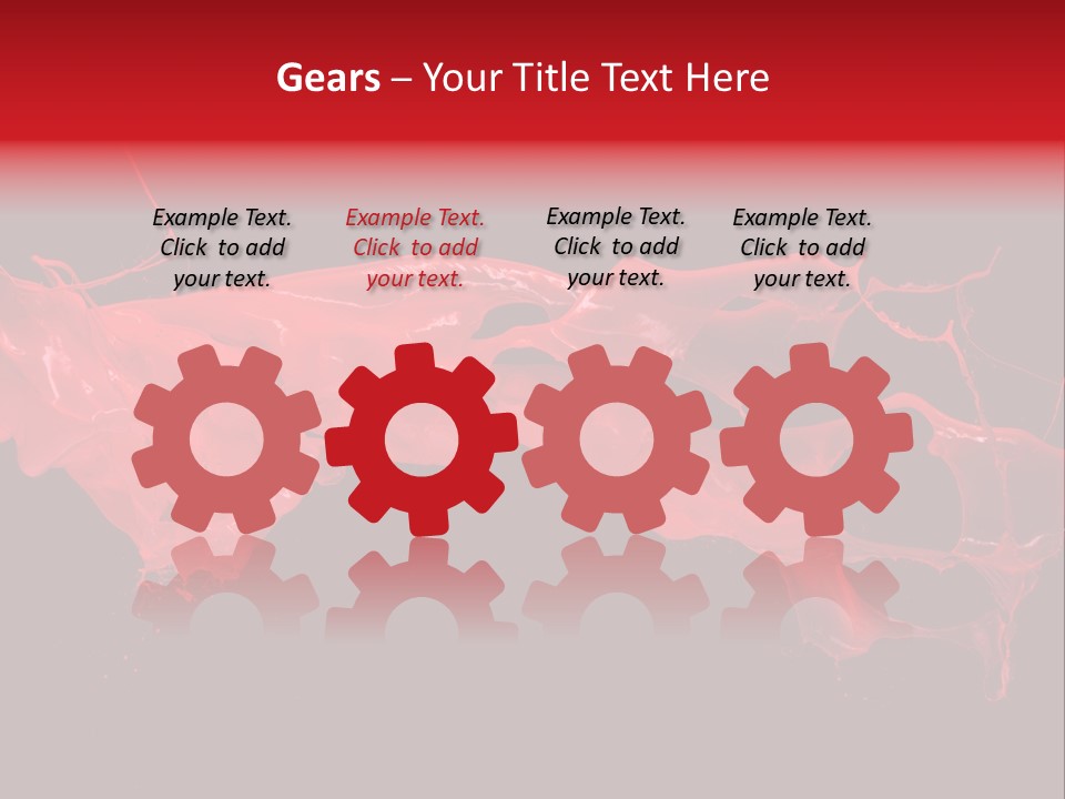 Color Ink Drop PowerPoint Template