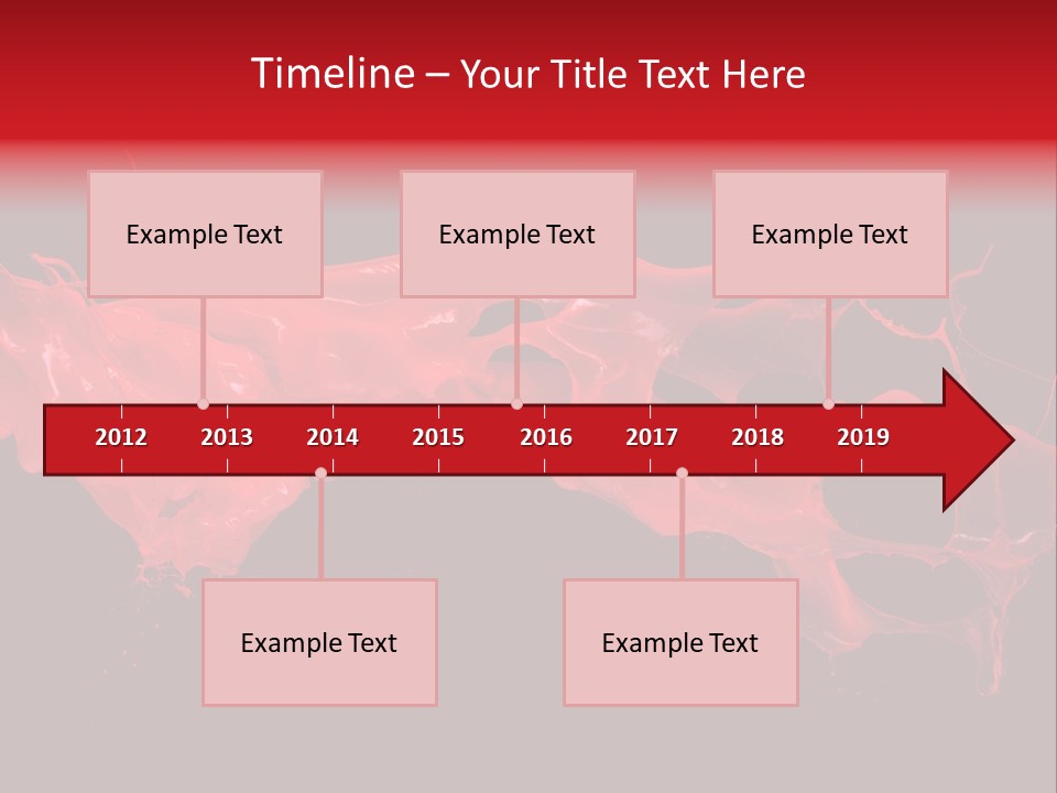 Color Ink Drop PowerPoint Template