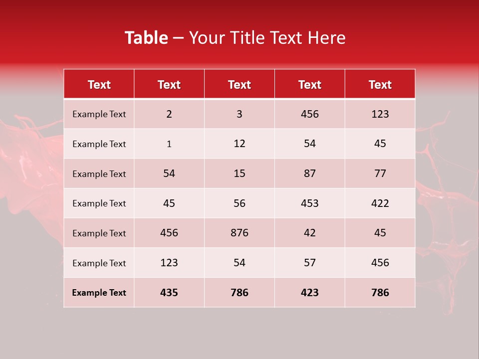 Color Ink Drop PowerPoint Template