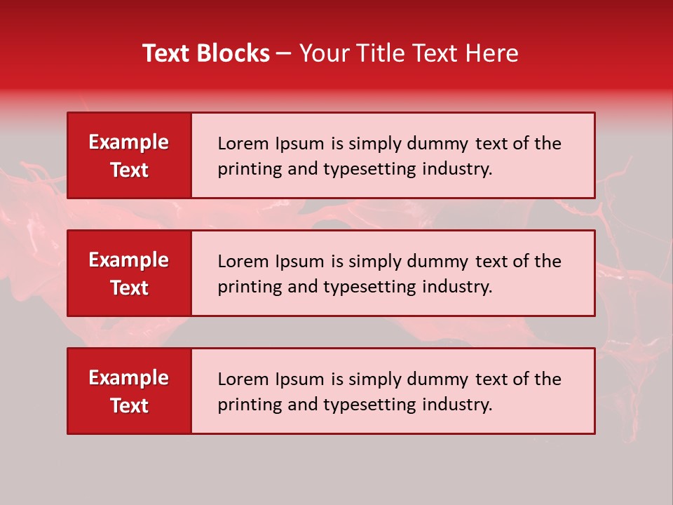 Color Ink Drop PowerPoint Template