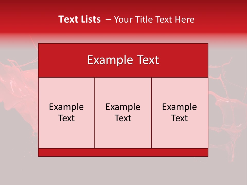 Color Ink Drop PowerPoint Template