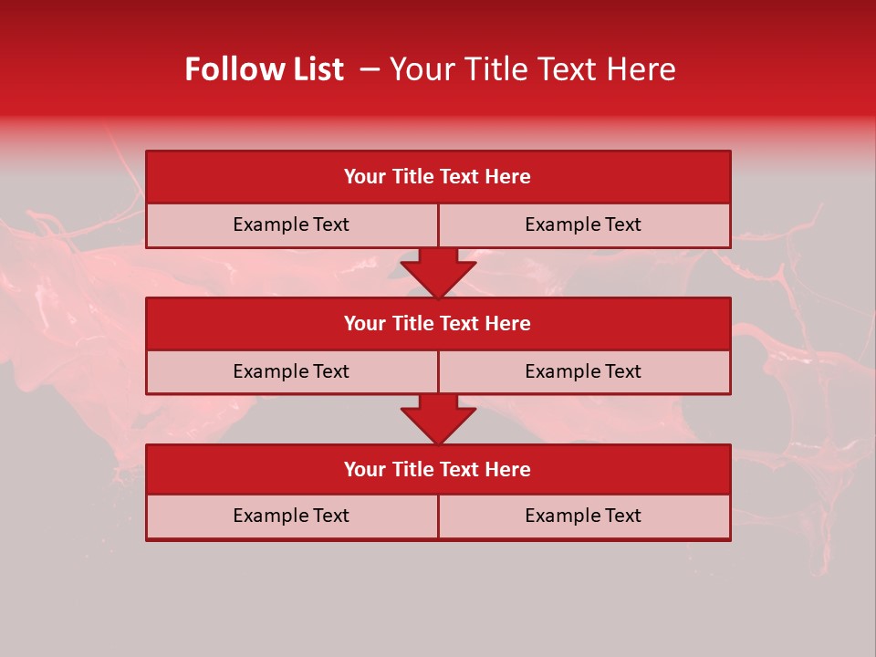 Color Ink Drop PowerPoint Template