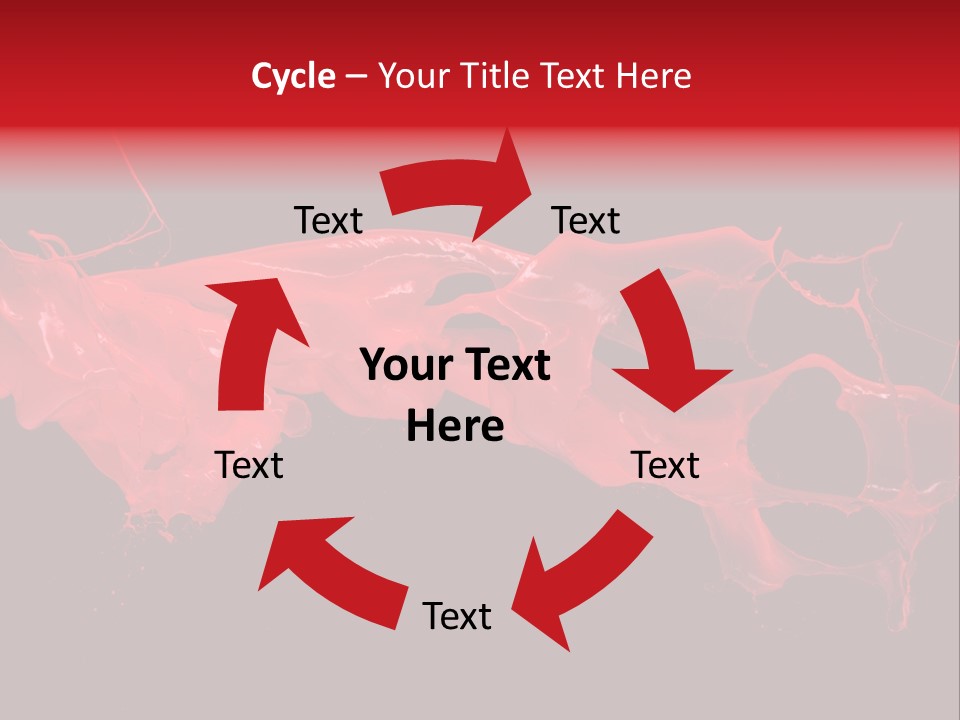 Color Ink Drop PowerPoint Template