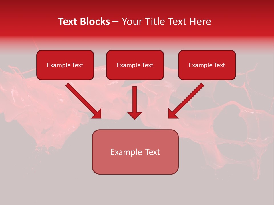 Color Ink Drop PowerPoint Template