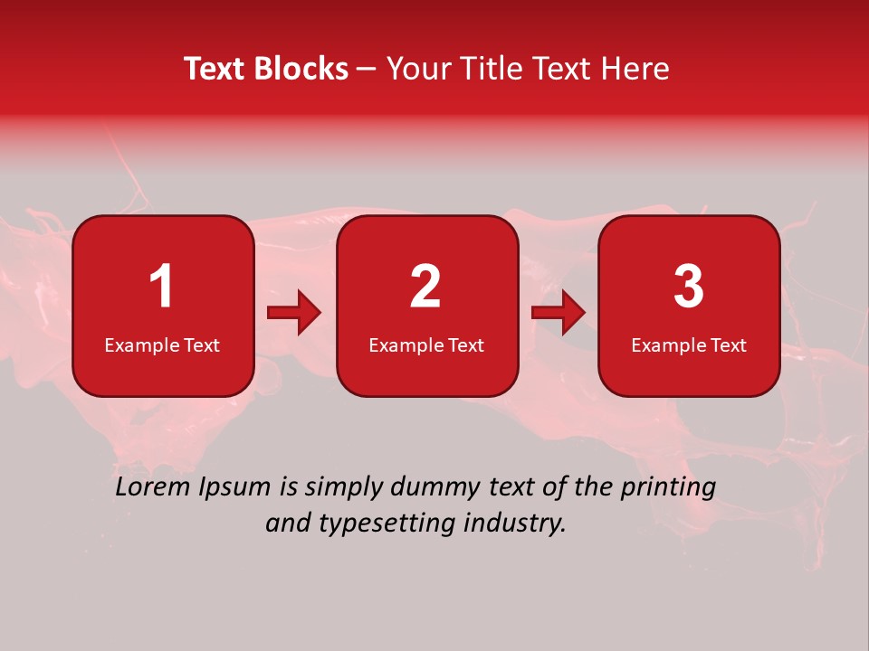 Color Ink Drop PowerPoint Template