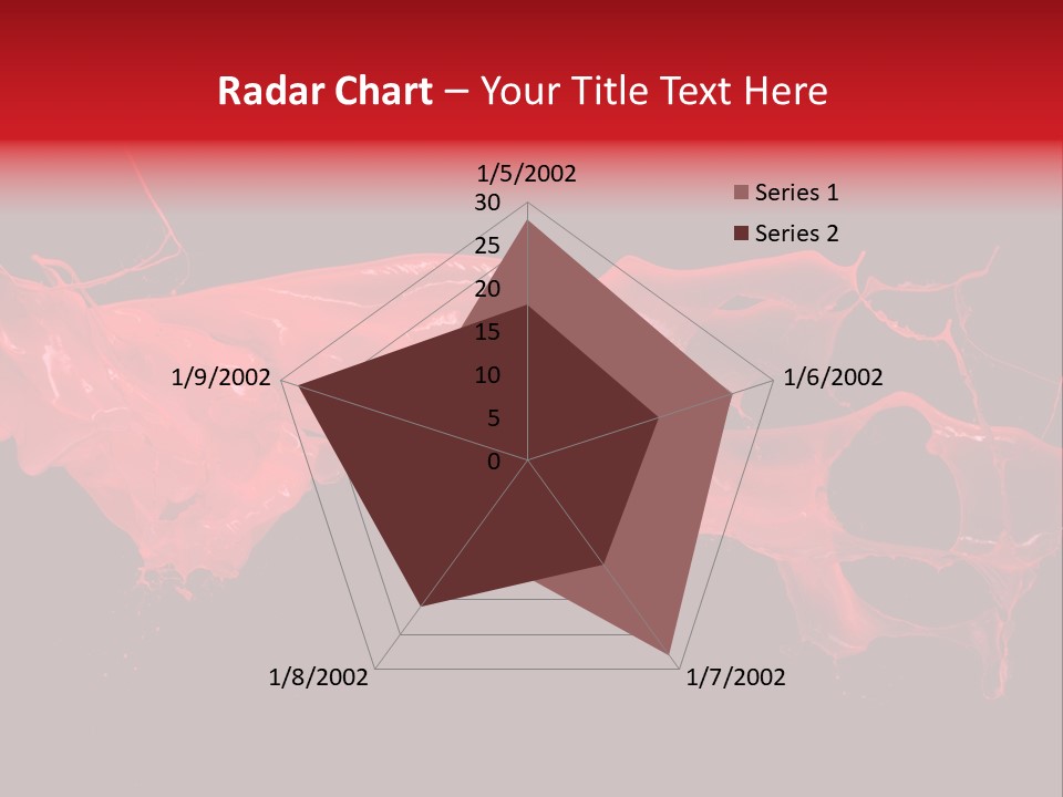 Color Ink Drop PowerPoint Template