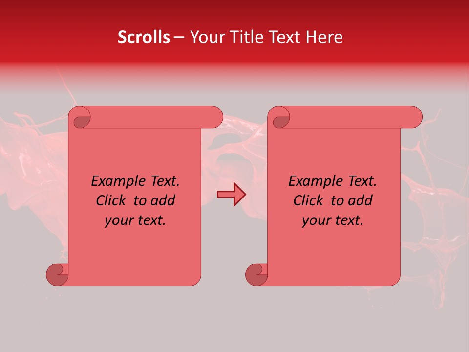 Color Ink Drop PowerPoint Template