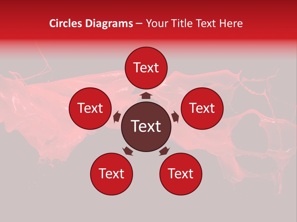 Color Ink Drop PowerPoint Template