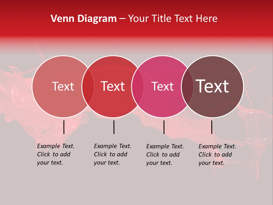 Color Ink Drop PowerPoint Template