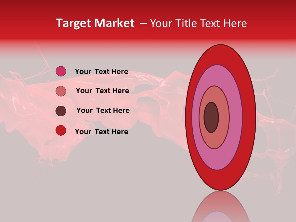 Color Ink Drop PowerPoint Template