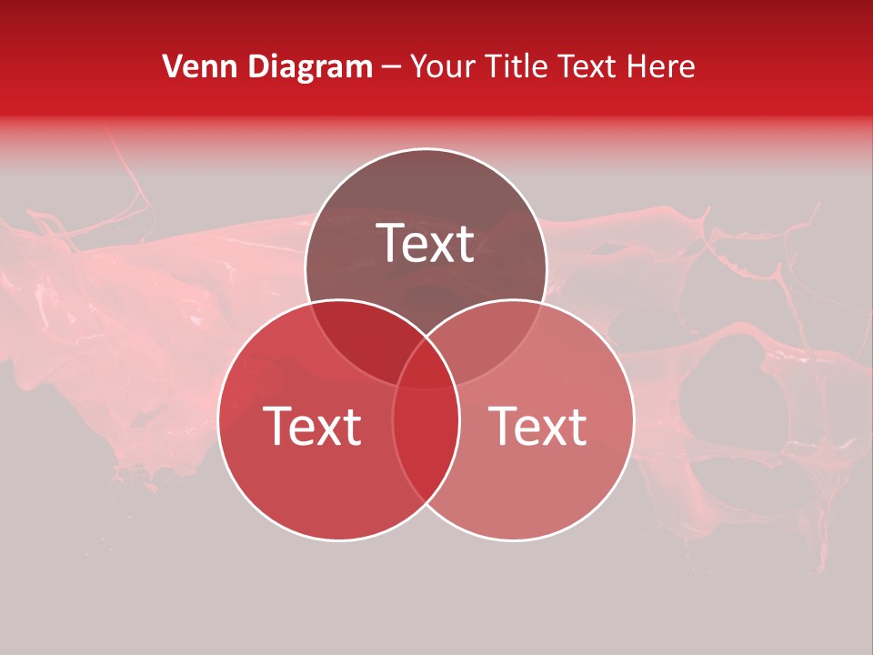 Color Ink Drop PowerPoint Template