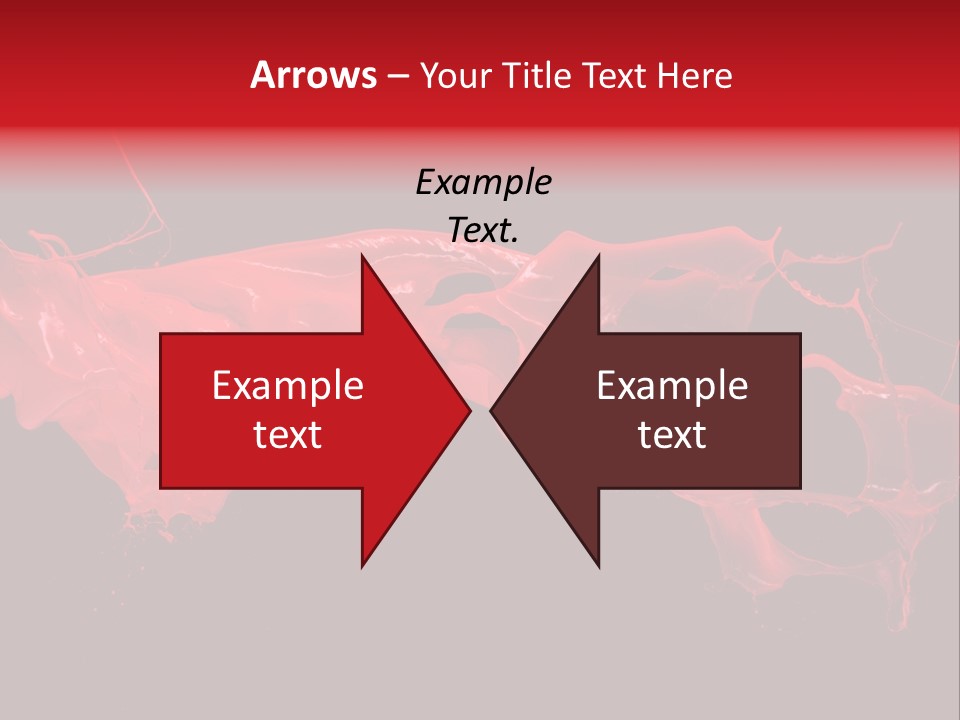 Color Ink Drop PowerPoint Template