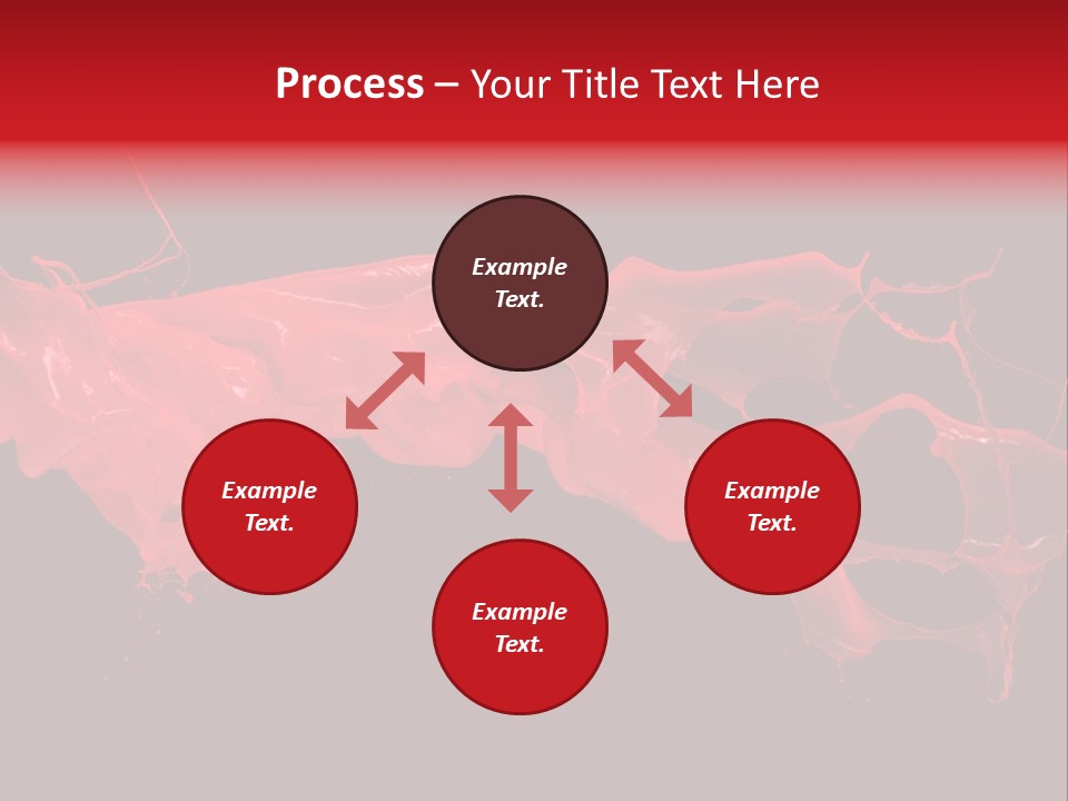 Color Ink Drop PowerPoint Template