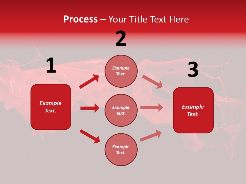 Color Ink Drop PowerPoint Template