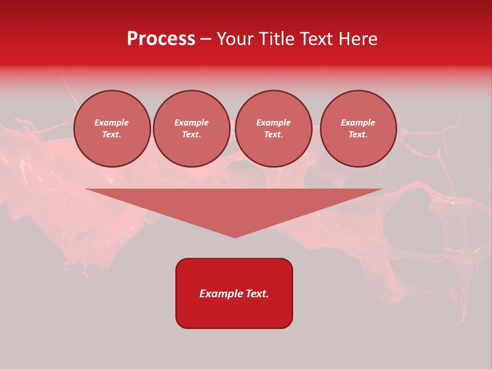 Color Ink Drop PowerPoint Template