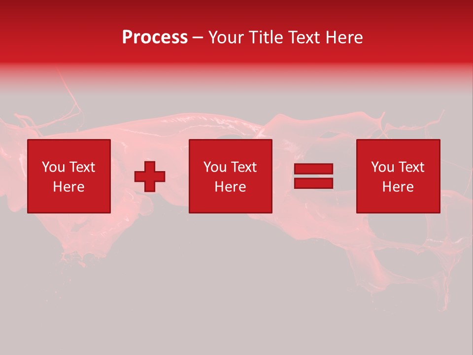 Color Ink Drop PowerPoint Template
