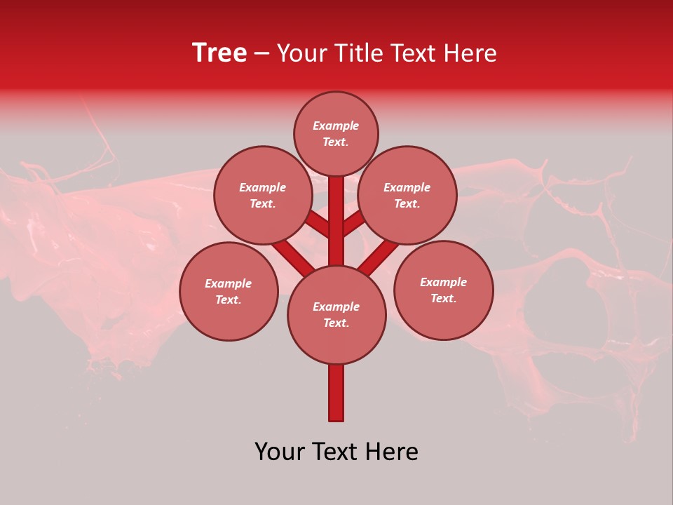 Color Ink Drop PowerPoint Template