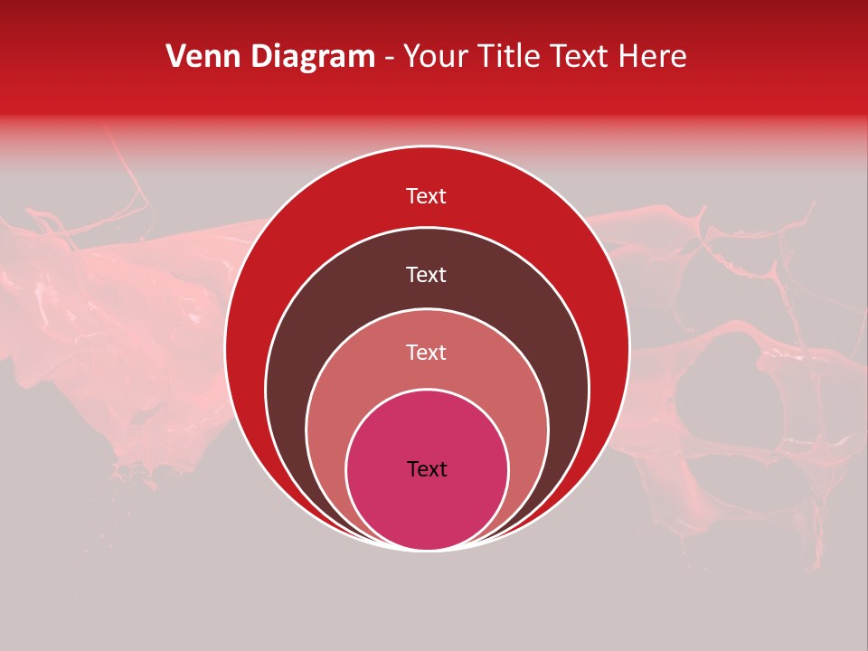 Color Ink Drop PowerPoint Template