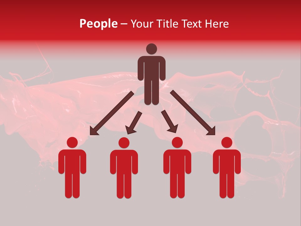 Color Ink Drop PowerPoint Template