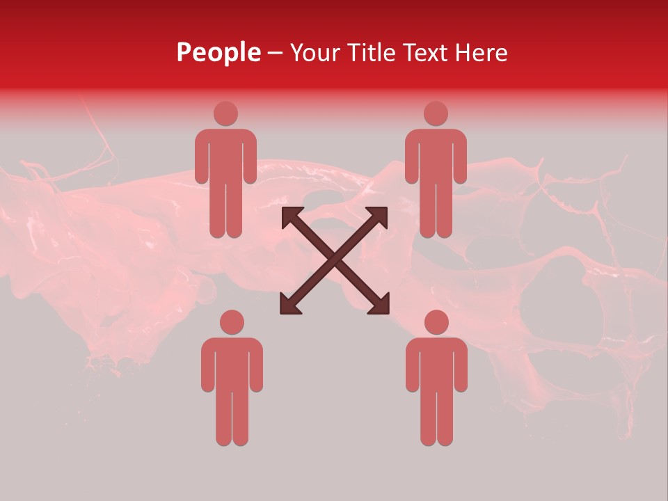 Color Ink Drop PowerPoint Template