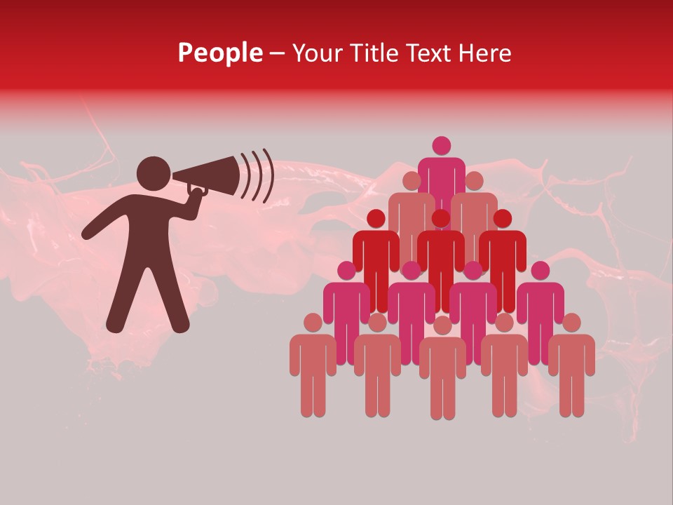 Color Ink Drop PowerPoint Template