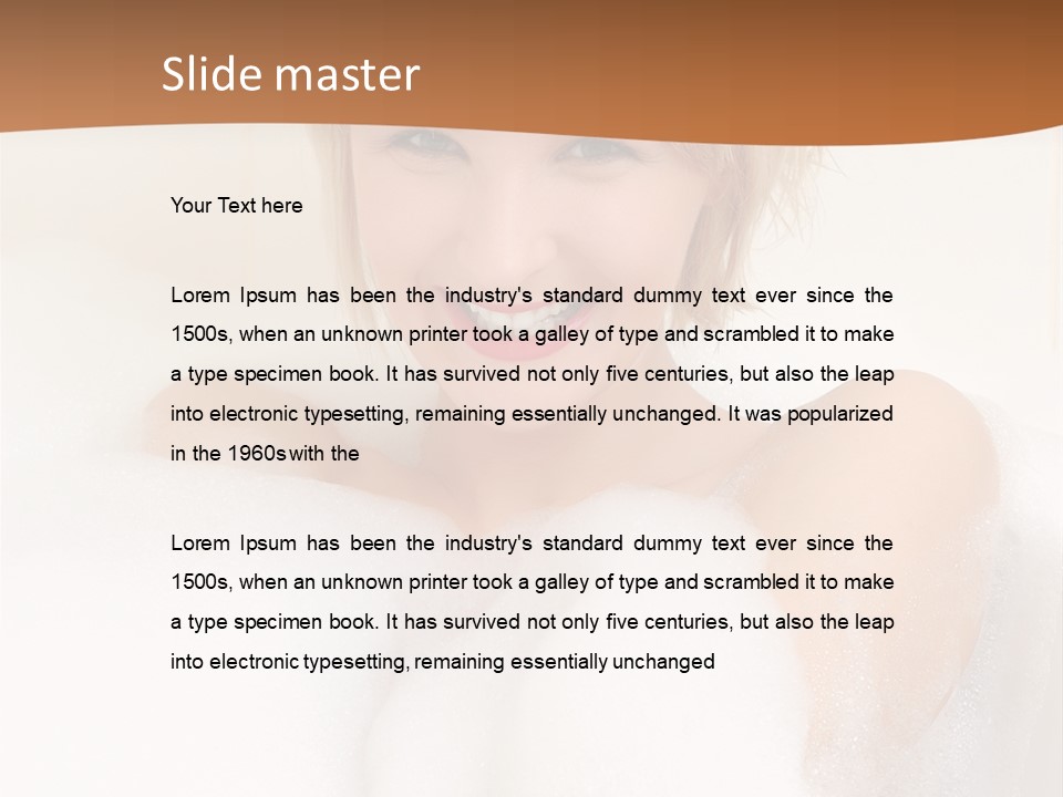 Cheerful Resting Playing PowerPoint Template